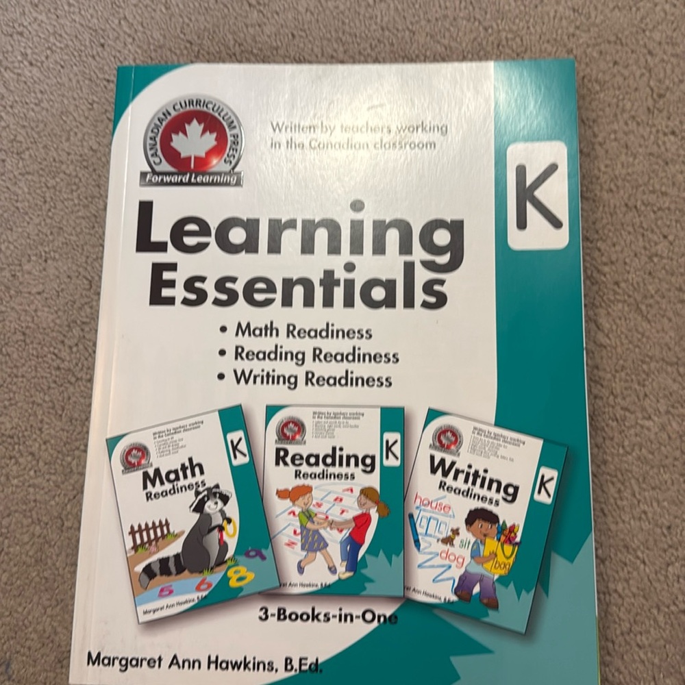 Learning Essentials Workbook - Kindergarten